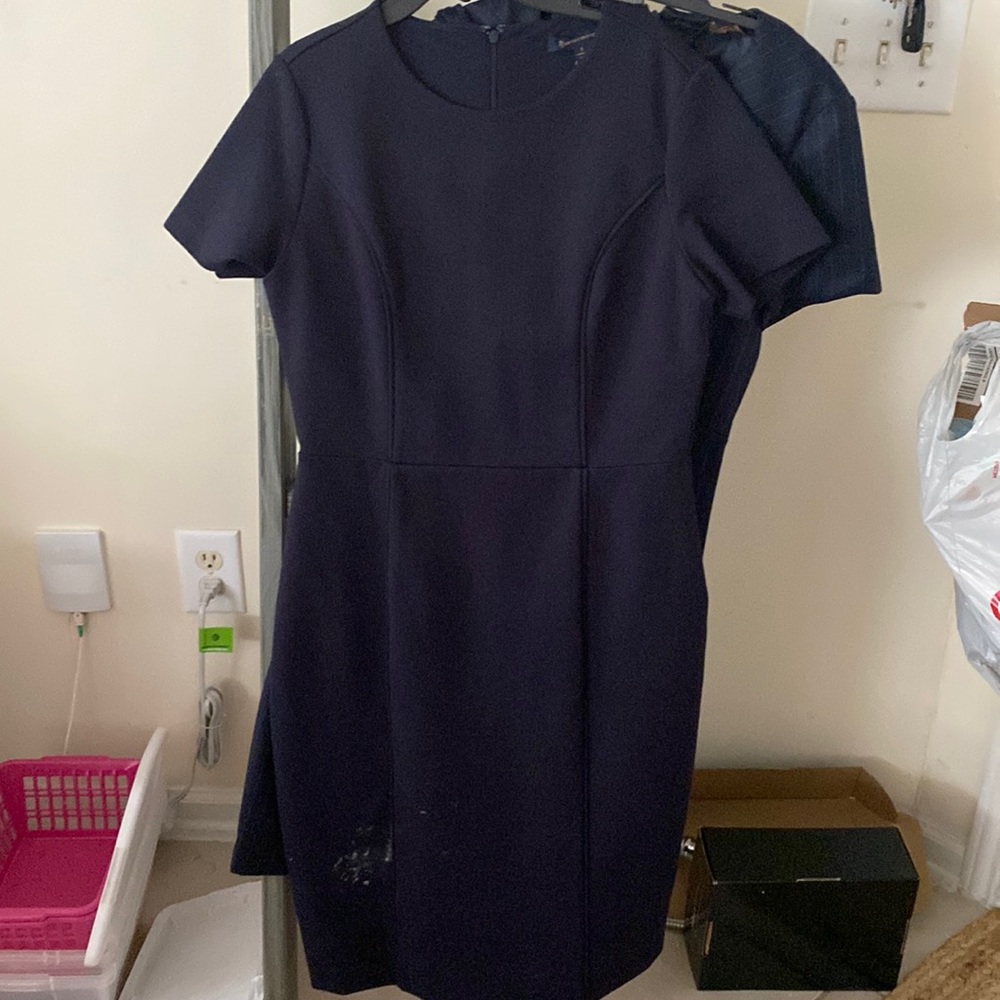 Navy Blue Brooks Brithers Dress. Body Con style